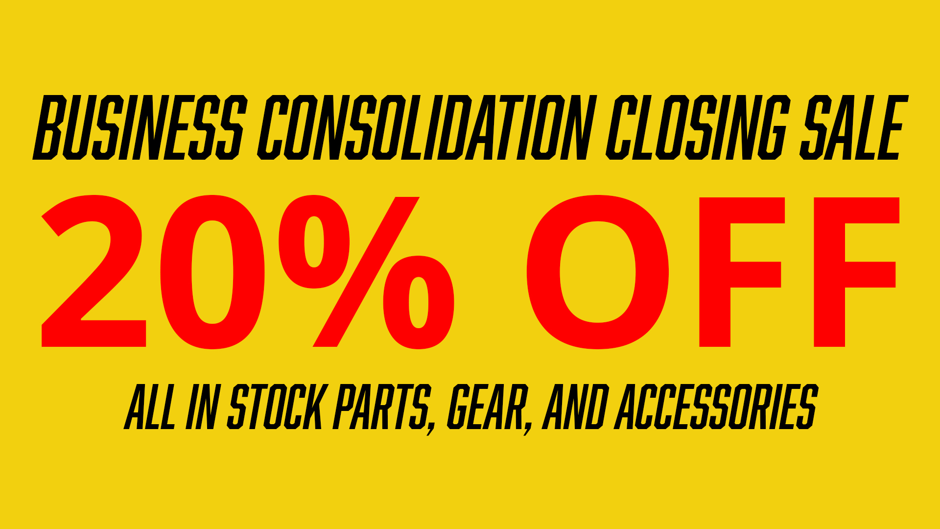 Consolidation Sale